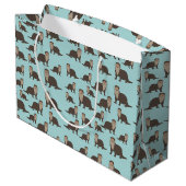 Grand Sac Cadeau Motif d'illustrations de mignon Otter (Dos Angle)
