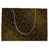 Grand Sac Cadeau Motif d'or 09,bw Black BG (Dos)