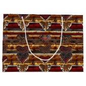 Grand Sac Cadeau motif du parti cool occidental (Dos)