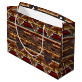 Grand Sac Cadeau motif du parti cool occidental (Dos Angle)