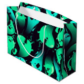 Grand Sac Cadeau Motif fantôme (Dos Angle)