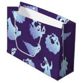 Grand Sac Cadeau Motif fantôme (Devant Angle)