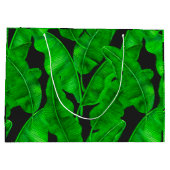 Grand Sac Cadeau Motif feuille de banane (Dos)