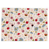 Grand Sac Cadeau Motif Fleur sauvage Ladybug (Dos)