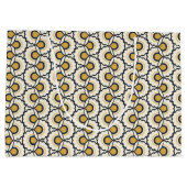 Grand Sac Cadeau Motif floral géométrique (Dos)