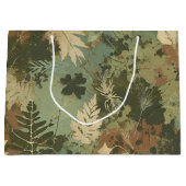 Grand Sac Cadeau Motif Florest (Devant)