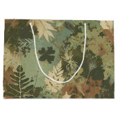 Grand Sac Cadeau Motif Florest (Dos)