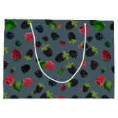 Grand Sac Cadeau Motif framboise 2 (Dos)