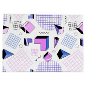 Grand Sac Cadeau Motif géométrique 13 (Dos)