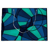 Grand Sac Cadeau motif géométrique Abstrait (Devant)