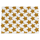 Grand Sac Cadeau Motif Gold Star (Devant)