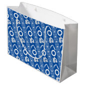 Grand Sac Cadeau Motif graphique de style Edo Kamawanu (Dos Angle)