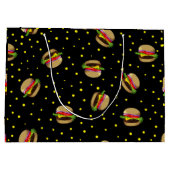 Grand Sac Cadeau motif hamburger (Dos)