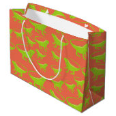 Grand Sac Cadeau Motif Iguana Lizard (Dos Angle)