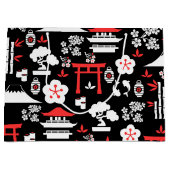 Grand Sac Cadeau Motif japonais (Devant)