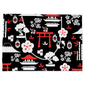 Grand Sac Cadeau Motif japonais (Dos)