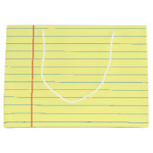 Grand Sac Cadeau Motif juridique (Devant)