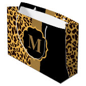 Grand Sac Cadeau Motif léopard (Dos Angle)