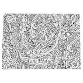 Grand Sac Cadeau Motif Médicale de B&W (Devant)