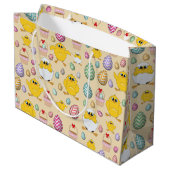 Grand Sac Cadeau Motif mignon de Pâques (Dos Angle)
