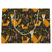 Grand Sac Cadeau Motif migre Woodland Fox (Devant)