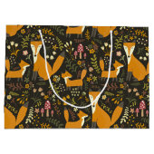 Grand Sac Cadeau Motif migre Woodland Fox (Dos)