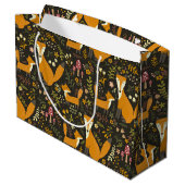 Grand Sac Cadeau Motif migre Woodland Fox (Dos Angle)