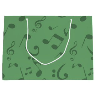 Grand Sac Cadeau Motif musical