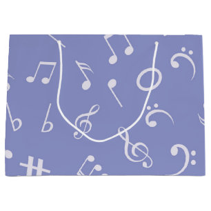 Grand Sac Cadeau Motif musical
