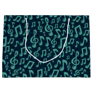 Grand Sac Cadeau Motif musical