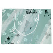 Grand Sac Cadeau Motif papillon 9 (Devant)