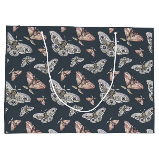 Grand Sac Cadeau Motif papillon de la teigne (Dos)