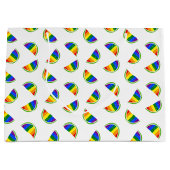 Grand Sac Cadeau Motif Rainbow Watermelon (Devant)