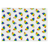 Grand Sac Cadeau Motif Rainbow Watermelon (Dos)