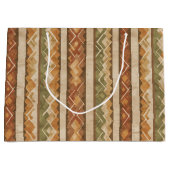 Grand Sac Cadeau Motif rayure rustique du Sud-Ouest (7) (Devant)