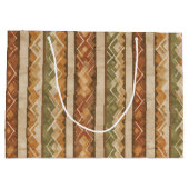 Grand Sac Cadeau Motif rayure rustique du Sud-Ouest (7) (Dos)