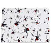 Grand Sac Cadeau Motif Red & Black Spider (Devant)