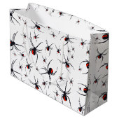 Grand Sac Cadeau Motif Red & Black Spider (Dos Angle)