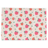 Grand Sac Cadeau Motif rose pâle (Dos)