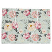 Grand Sac Cadeau Motif rose Rose Garden (Dos)