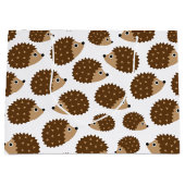 Grand Sac Cadeau Motif sans couture de hérissons (ver.6) (Devant)