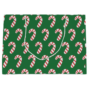 Grand Sac Cadeau Motif sucre de canne