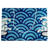 Grand Sac Cadeau Motif traditionnel japonais (Devant)