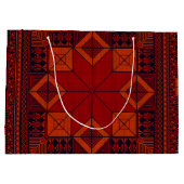 Grand Sac Cadeau Motif traditionnel Palestine broderie tatreez (Dos)