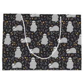 Grand Sac Cadeau Motif tropical de paresse de bébé (Dos)