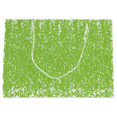 Grand Sac Cadeau Motif Vert Citron Grunge - Décoration Abstraite d' (Devant)