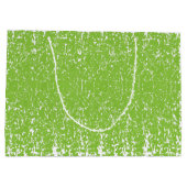 Grand Sac Cadeau Motif Vert Citron Grunge - Décoration Abstraite d' (Dos)