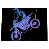 Grand Sac Cadeau Motocross (Devant)
