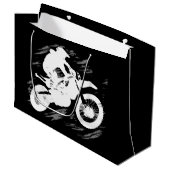 Grand Sac Cadeau Motocross Sport Concurrentiel Motorcycle Course (Devant Angle)