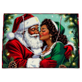 Grand Sac Cadeau Mr and Mrs Clause Sweet Christmas (Devant)